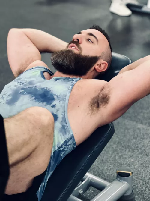 Early morning leg workout has me hot and sweaty. Who wants a sniff? by pakman1991