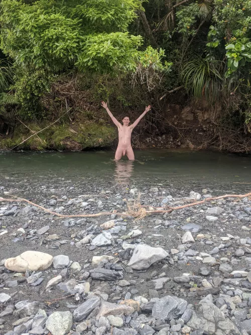 Early morning skinny dip to start off Christmas by ANewKinkyHeart