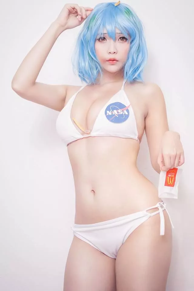Earth-chan + bikini + cosplay = awesome posted by [deleted]