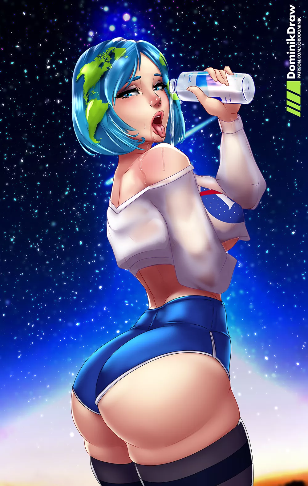Earth-Chan needs cooling off posted by Bobs_porn_alt
