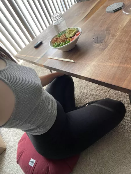 Eating poke 🤗 by Littlebrunetteroni