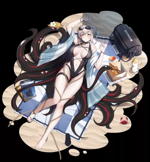 Edel on the Beach (Counter:Side) by SigvaldtheHorny