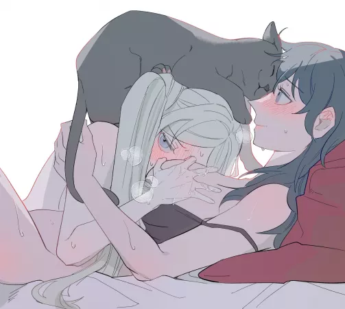 Edelgard and Byleth have a visitor (bang_gu9) [Fire Emblem] by BruhSoundEffect1