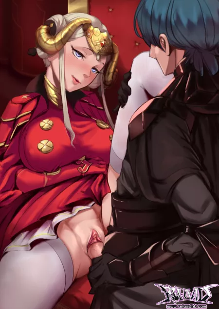 Edelgard and Byleth's Secret S-Support Ending by AmmoBot-Hb