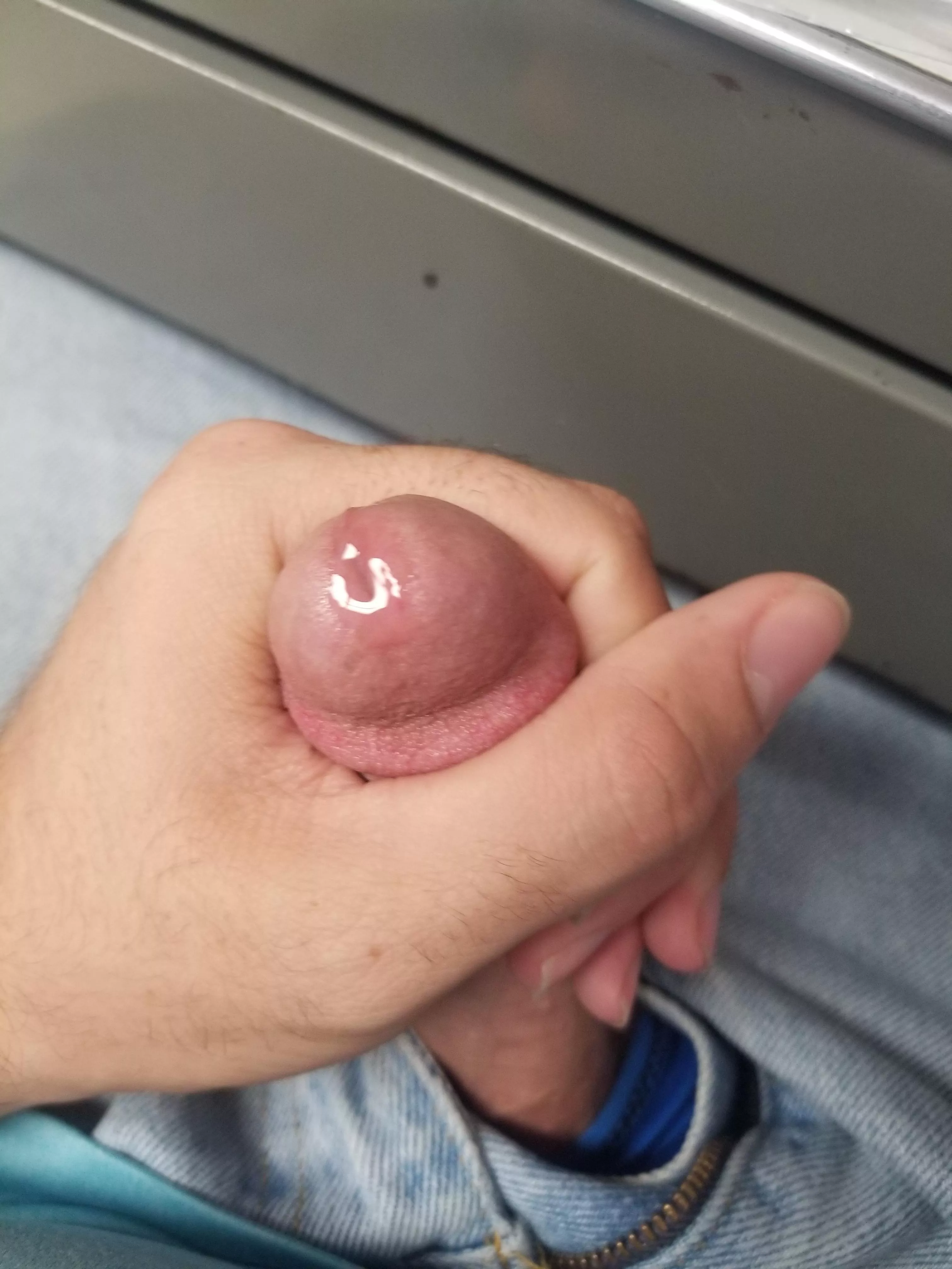 Edging and drooling precum at work posted by CannabisChemist850