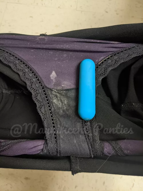 Edging is more fun when you're at work! 😏[Selling] used panties, minimum of 24 hour wear. Lots of naughty add ons. Fetish Friendly ‼️ 10% off sexting and GFE when you book a wear. DM or KIK M3GNIFIC3NT for a link to my panty drawer or to see what by Magnificent_Panties