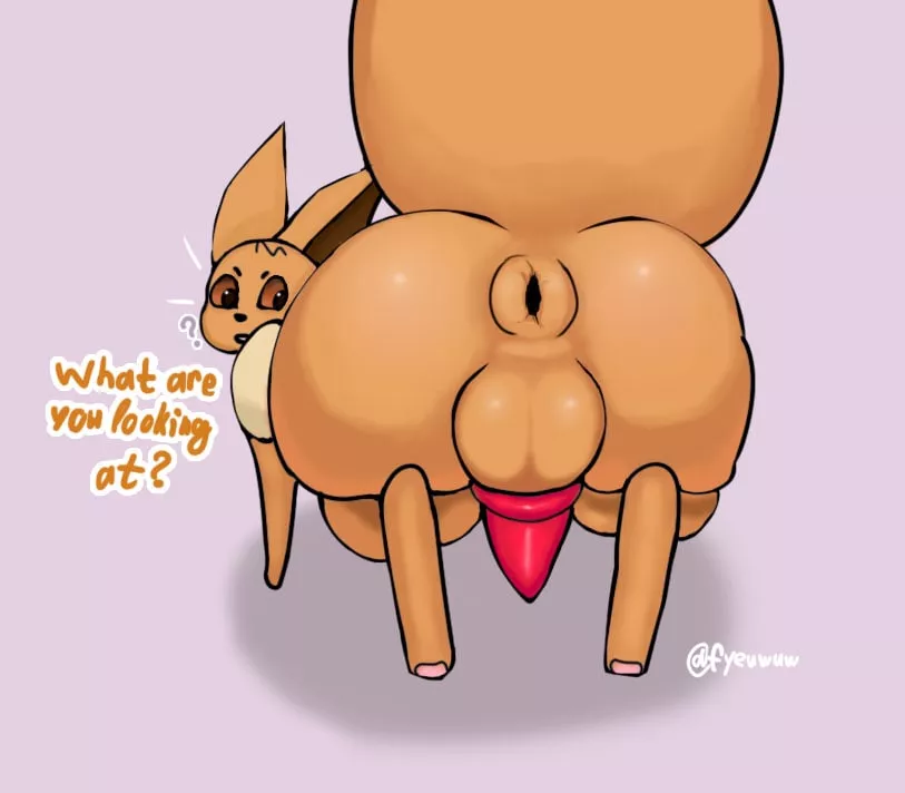Eeveebutt [M] (by me) posted by fyeuwuw