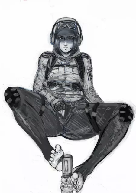 Ela using one of her mines for... practice [wronghoka] by JowettMcPepper