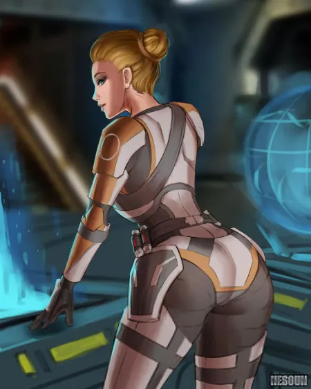 Elara Dorne preps the mission (Nesoun) by BlRpRuRhWs