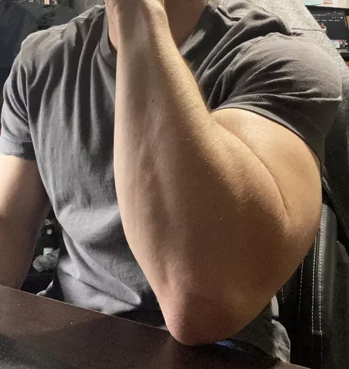 Elbow on the desk by YourEyesAreDownThere