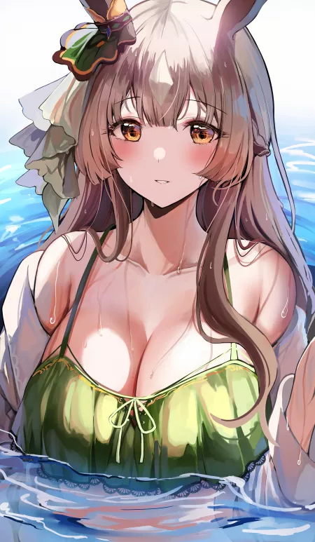 Elegant bikini. [Umamusume] by chilidirigible