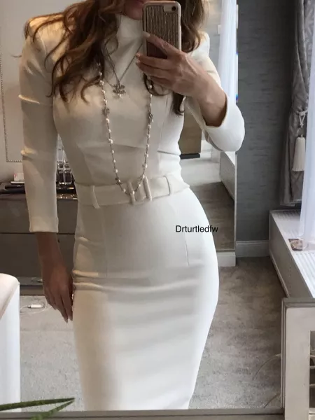 Elegant else you dress but always makes my tits look small. 59(f) by drturtledfw