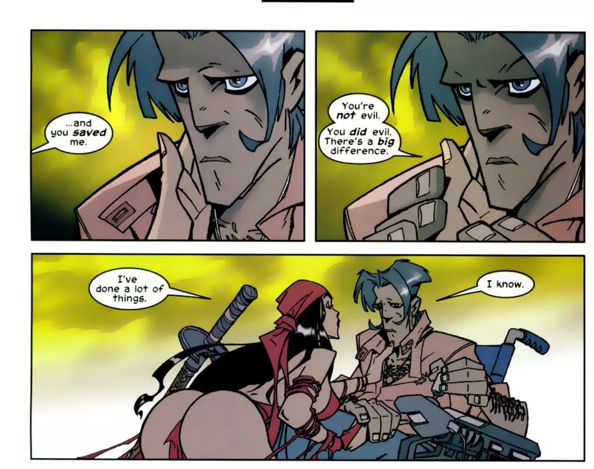 Elektra's Booty [Elektra (2001) #20] posted by lordhater1