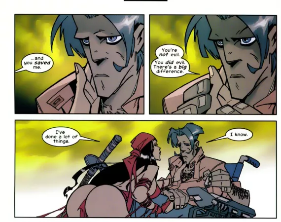 Elektra's Booty [Elektra (2001) #20] by lordhater1