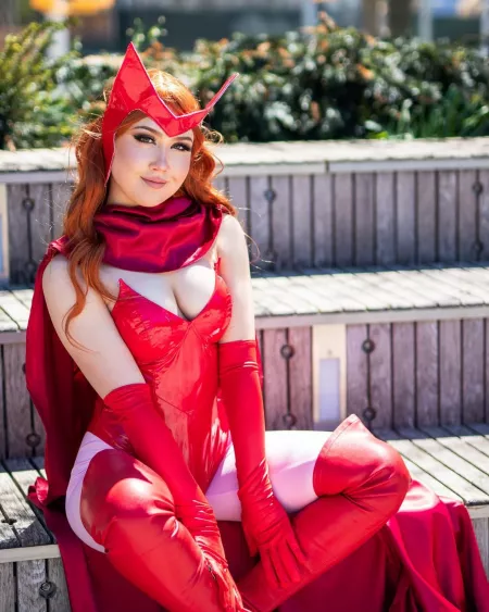 elena_strikes as Scarlet Witch by Wooden_Blacksmith240