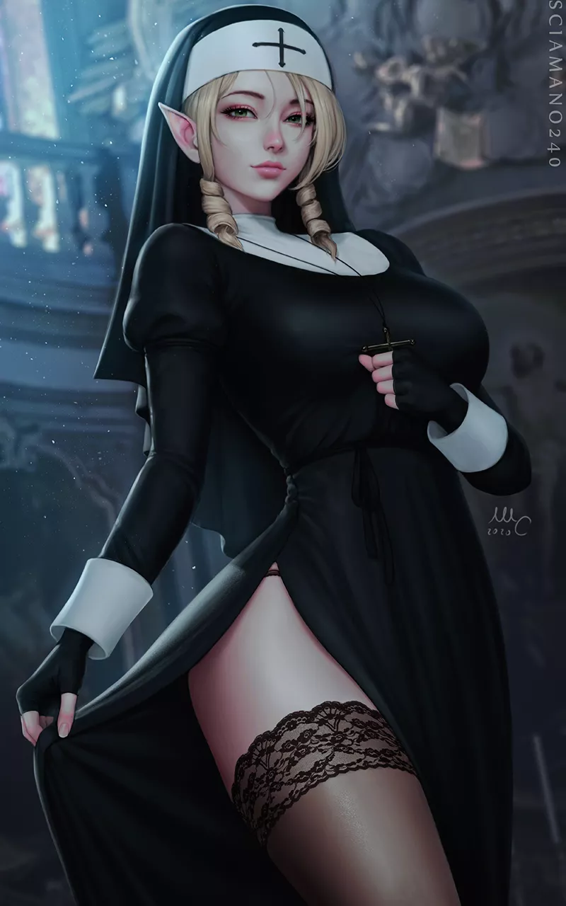 Elf girl became a devoted follower posted by gamewizard-Fuhrer