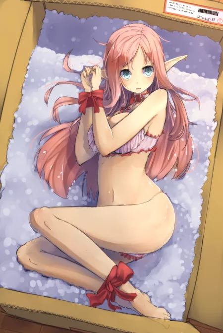 Elf In A Box by shinjinian