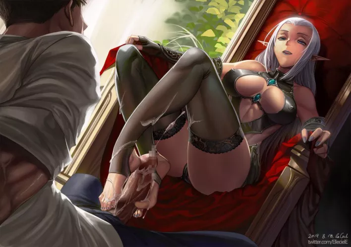 Elf queen loves human meat by helpabrotherwouldya