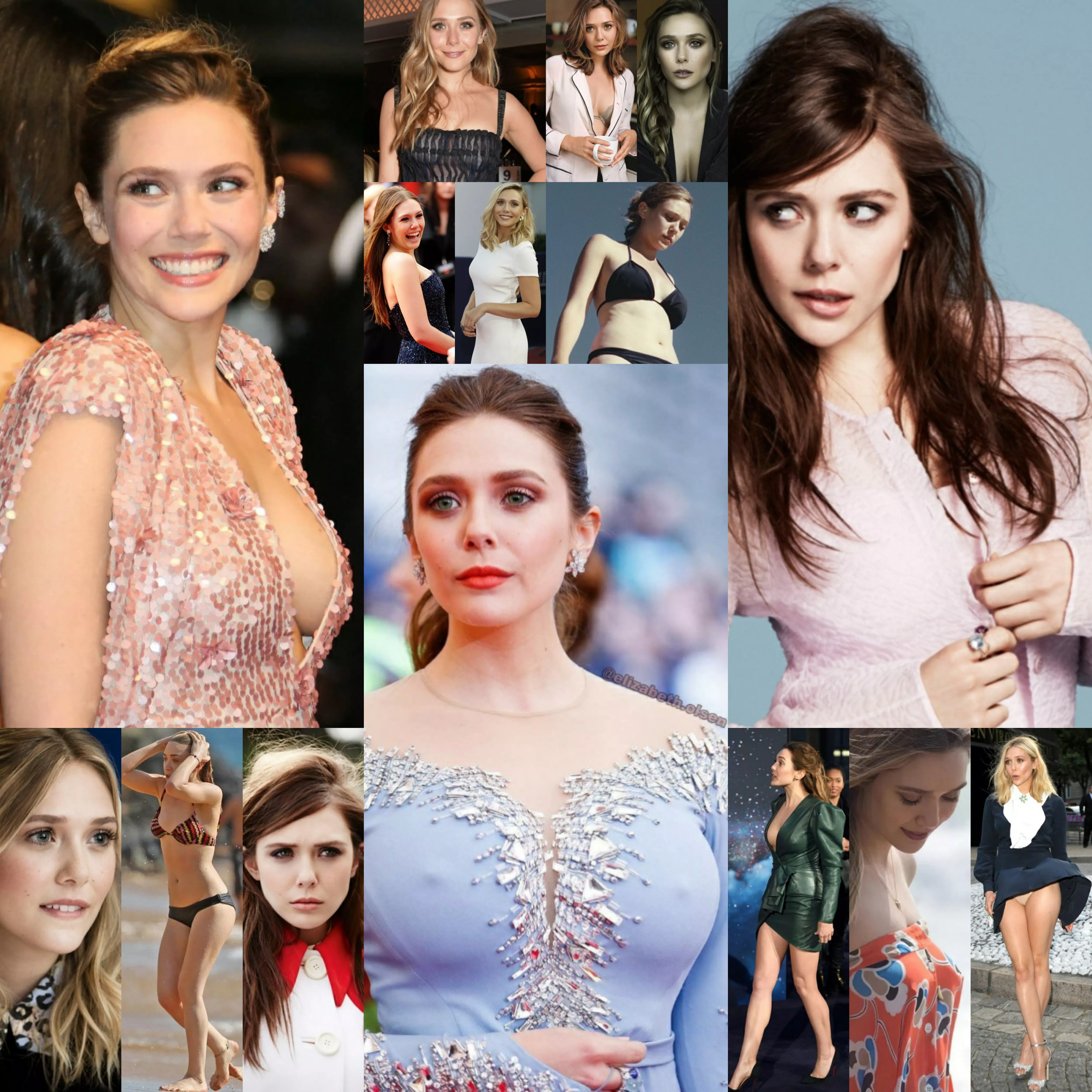 ELISABETH OLSEN posted by happyh3athen