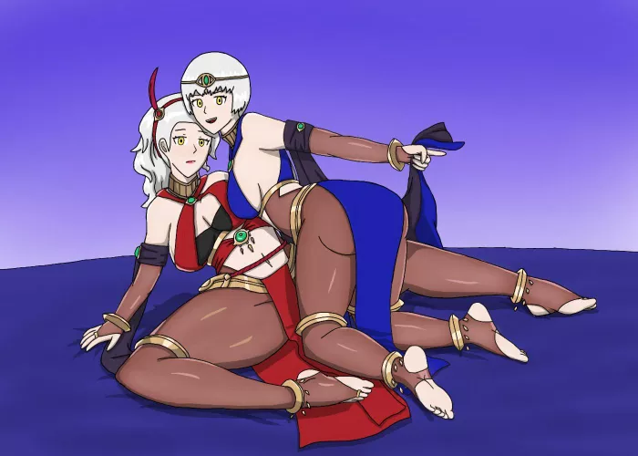 Elizabeth and Margaret, the Velvet Dancers by meldeen002