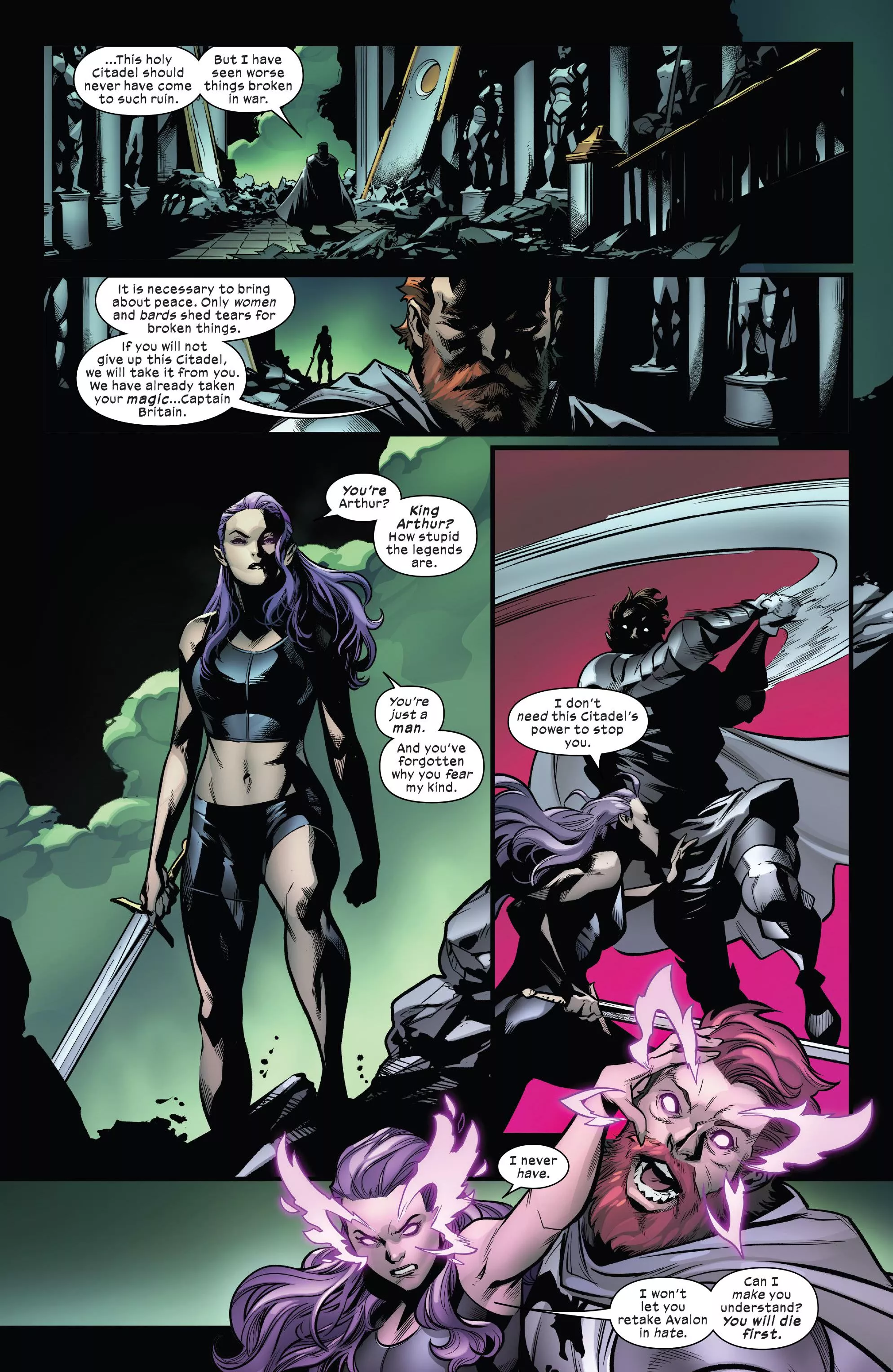 Elizabeth Braddock. Psylocke. Captain Britain. Badass. [Excalibur (2019) #25] posted by International-End100