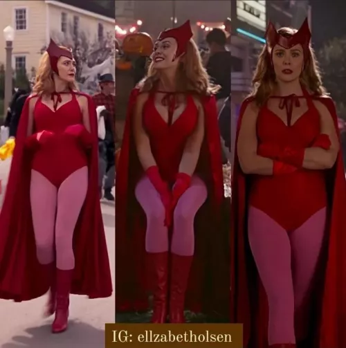 Elizabeth Olsen already won Halloween! by noodleman7723