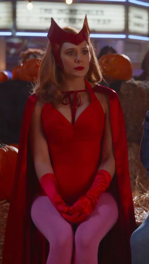 Elizabeth Olsen in the halloween episode of WandaVision was perfection by HornyBiGuyInHis20s