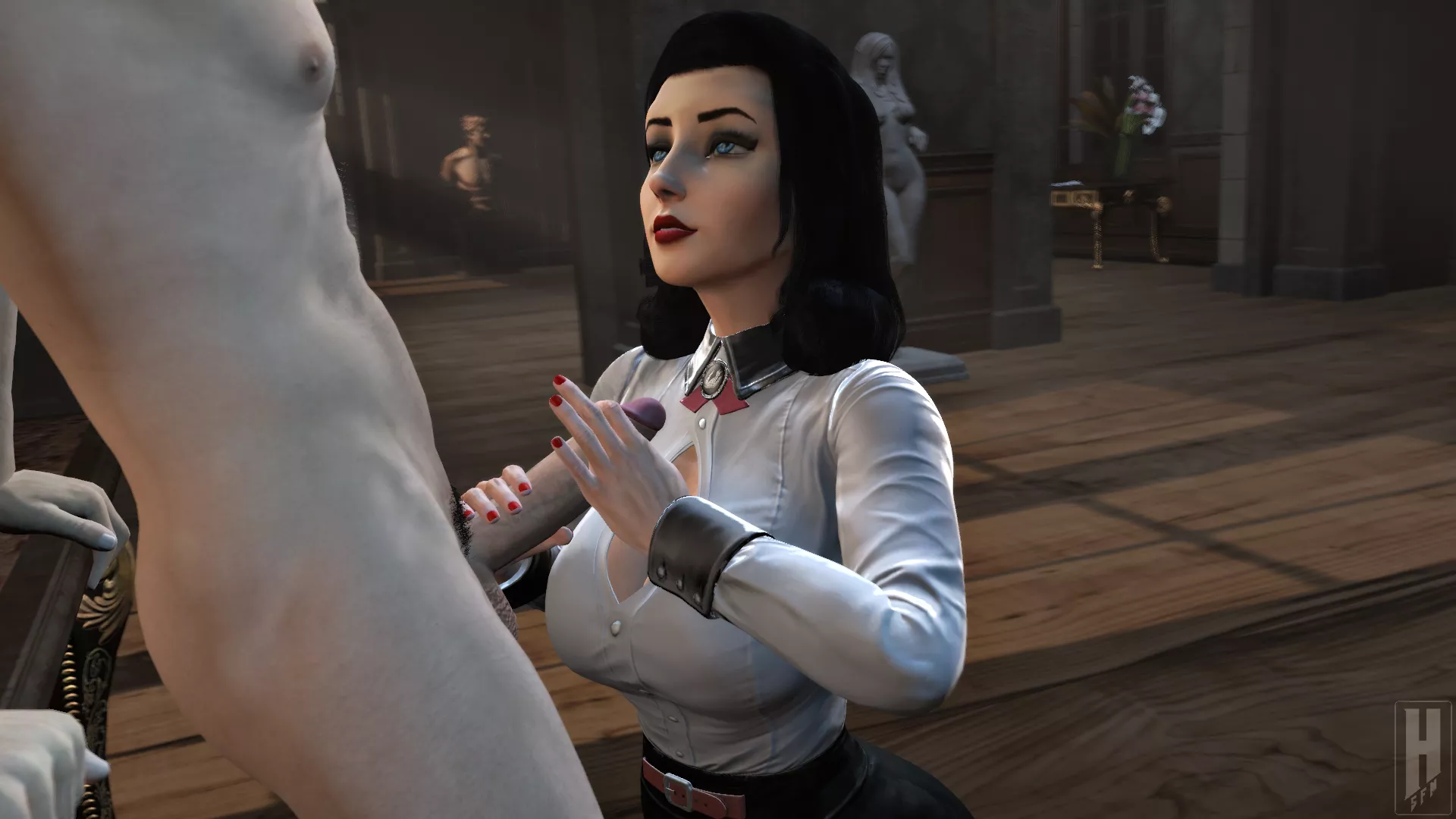 Elizabeth teasing (Hexxus) posted by Ero-Tama