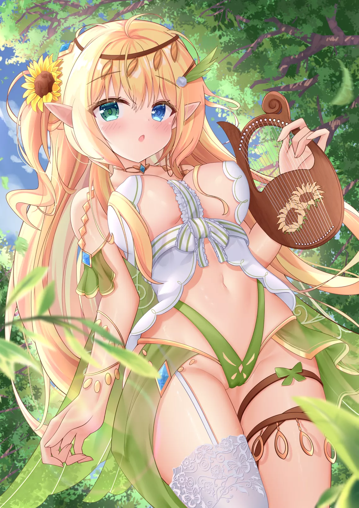 Elven Bard (x-post from r/animepointyears) posted by sequence_string