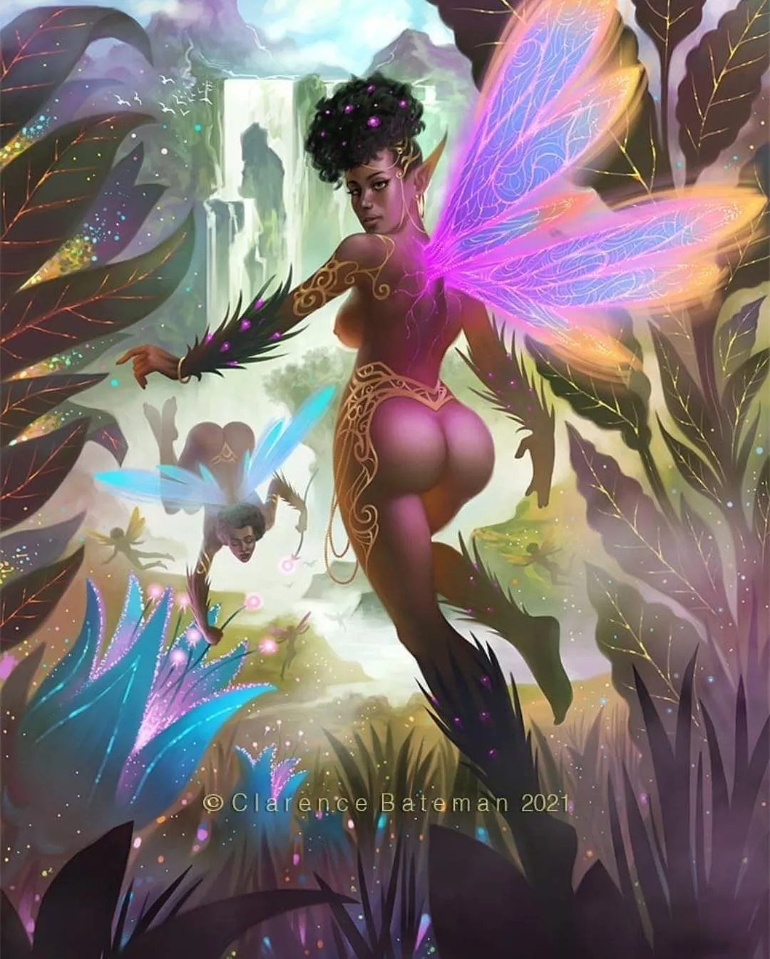 Elven Fairy Queen (ClarenceBatemanArt) posted by the_shadeee_tree