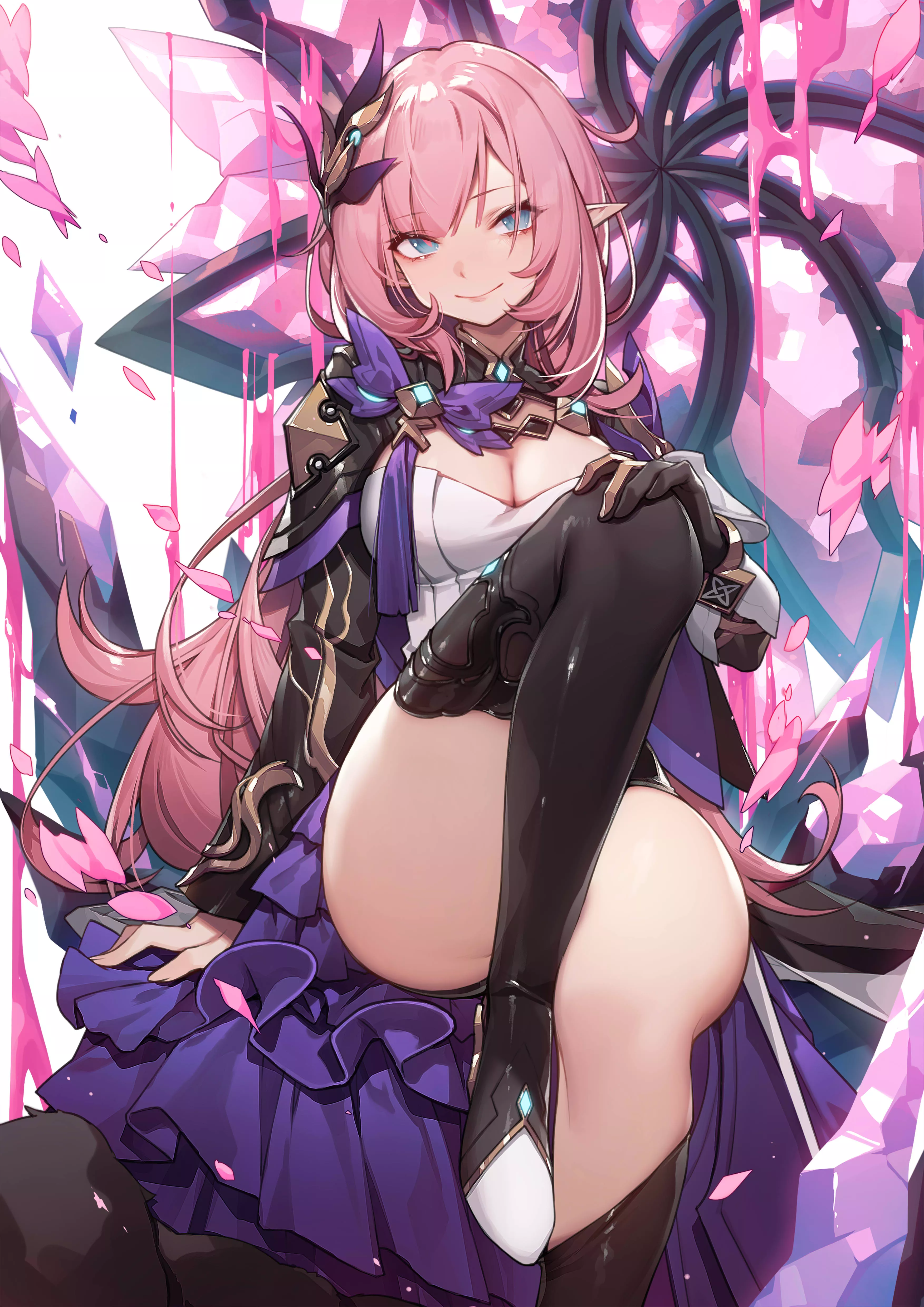 Elysia's gaze 💘 posted by kotori-chan_