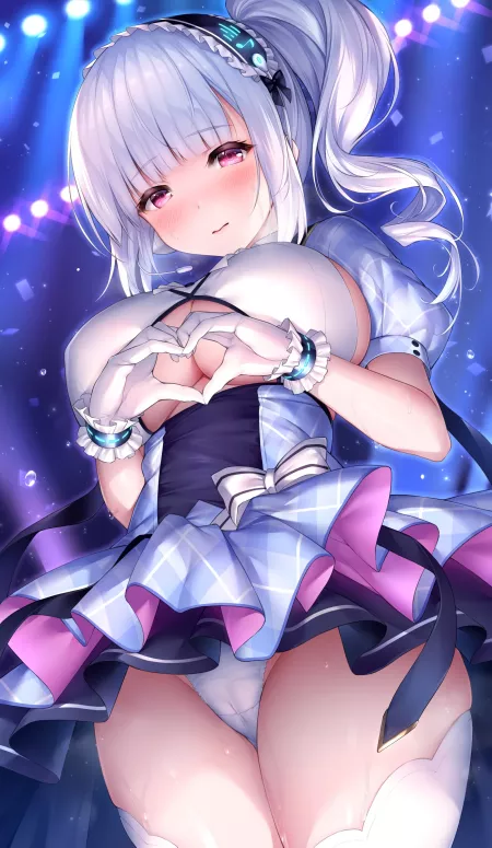 Embarrassed Premium Idol [Azur Lane] by elegantloveglimmer