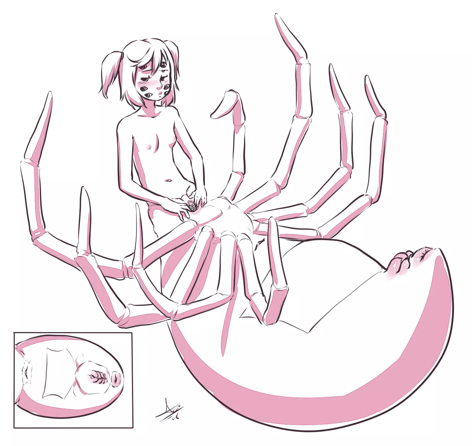 Embarrassed Presenting posted by spiderbutt_