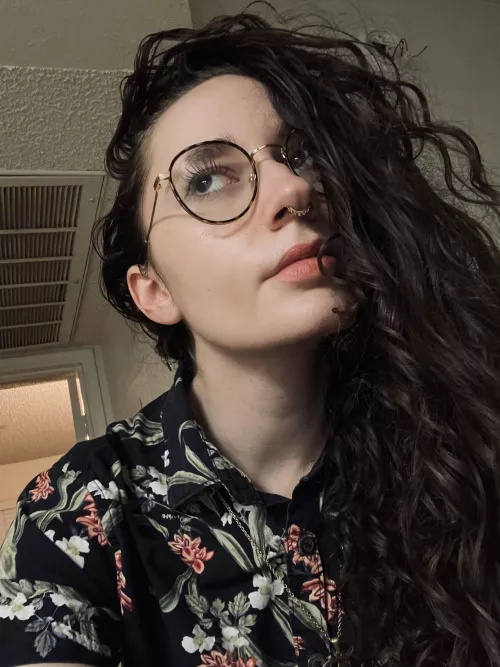 Embracing my long hair by twisterlikespie