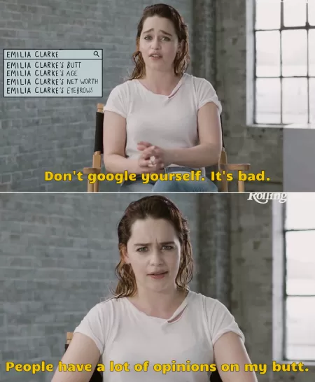 Emilia Clarke might have seen this sub. by stegron33