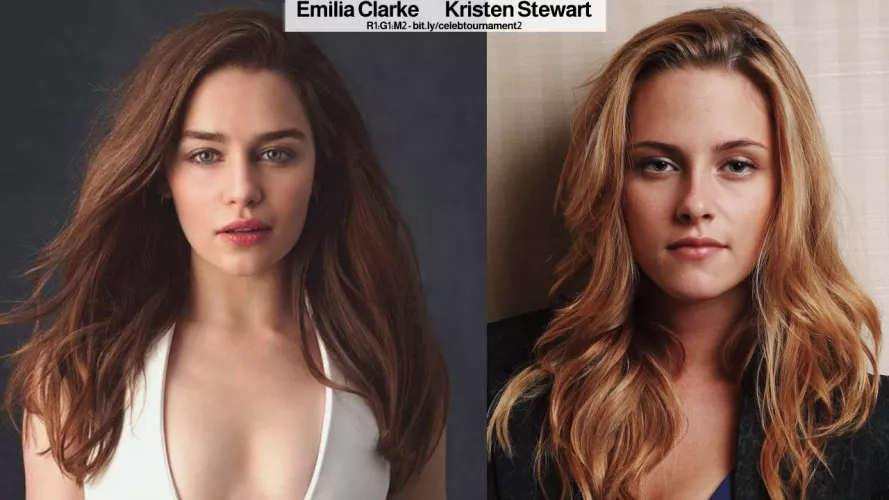 Emilia Clarke or Kristen Stewart by lemosiii