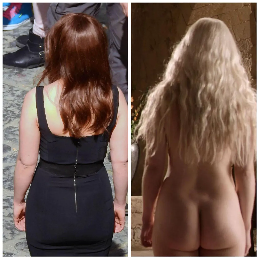 Emilia Clarke's ass in a dress and in nothing at all posted by [deleted]