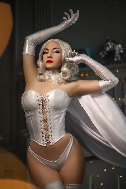 Emma Frost cosplay by ZoeVolf by ZoeVolf
