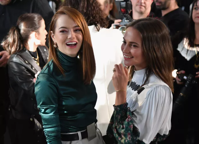 Emma Stone & Alicia Vikander by Hoyatas