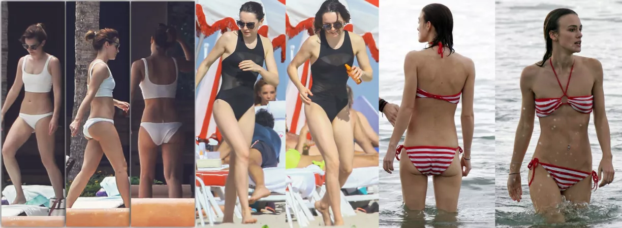 Emma Watson, Daisy Ridley, Keira Knightley by Technical-Goose3684