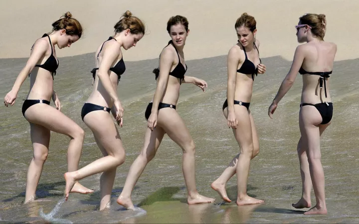 Emma watson looking sexy on the beach by crmsn77