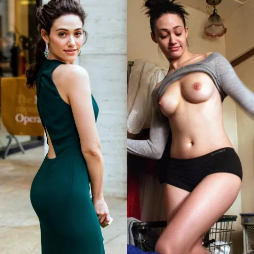 Emmy Rossum, on and off