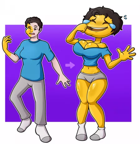 Emoji TF [Human -> Anthro 😂] by Cloney by notmma