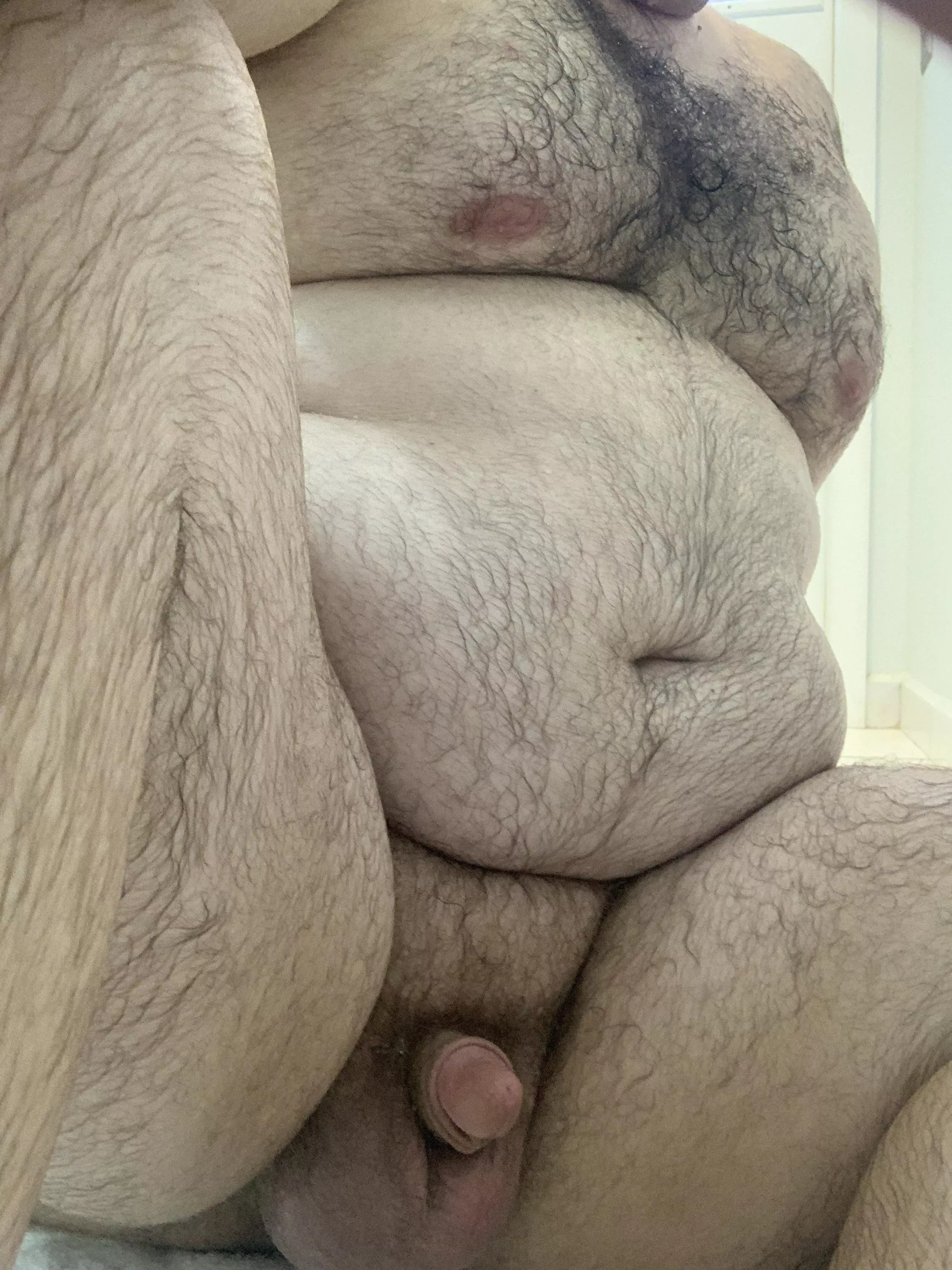 Empty belly and full balls….I wonder what I should do about both 😏 posted by dj6913