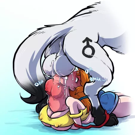 Emptying his full, heavy balls into her knotted throat... (sparrow) by idfkgod