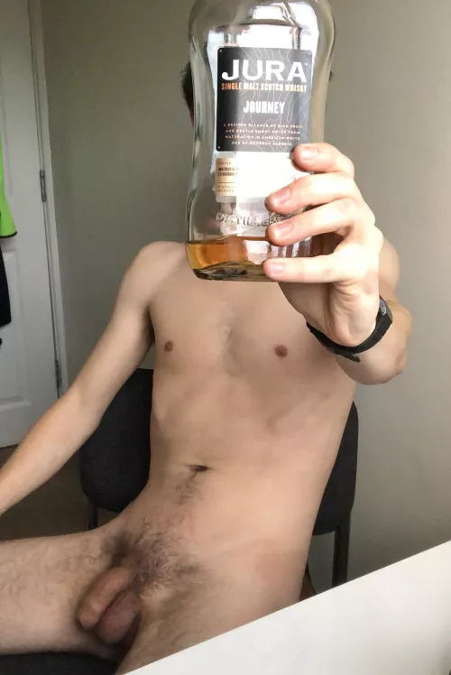 End of a gruelling day - off come the clothes, out comes the whiskey! by mosqueleapfrog