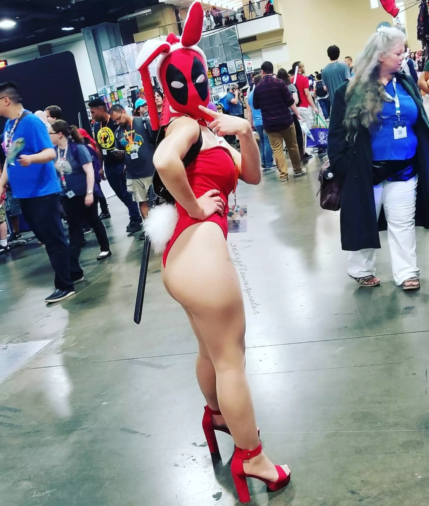 Ended up doing Deadpool bunny at Otakon posted by SexyFlowerWater