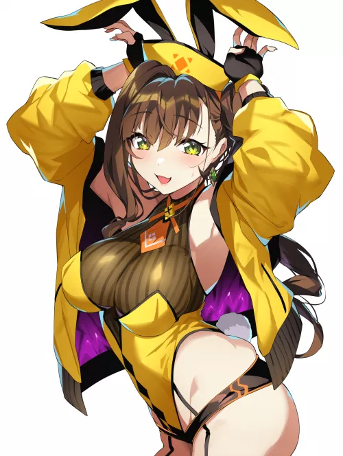 Energetic Bunny Girl (oshirase_gan) by konosubaa002