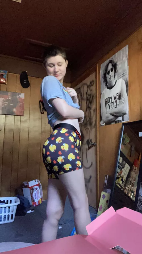 enjoy my favorite ducky boxers 😘