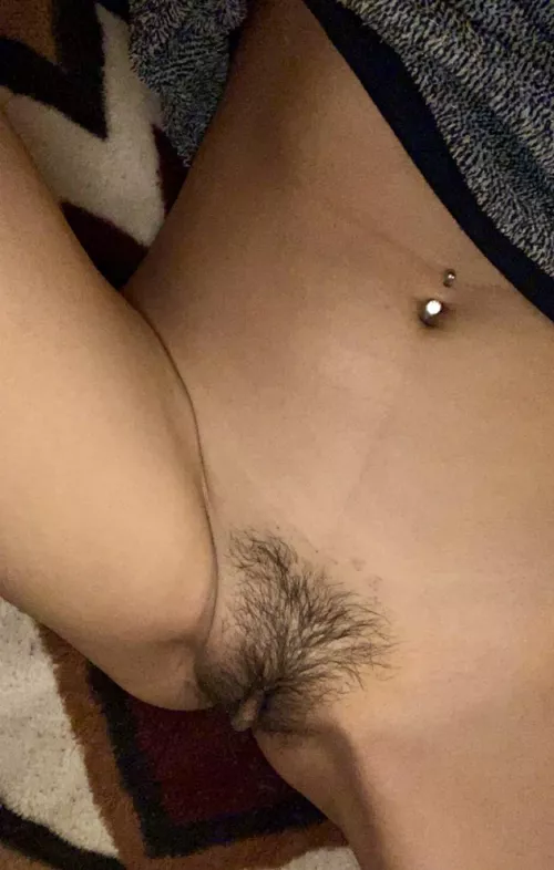 Enjoy my hairy pussy 😘 by Redd_Slut